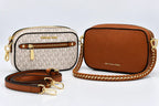 Michael Kors Jet Set Signature Bag - Brown Beige