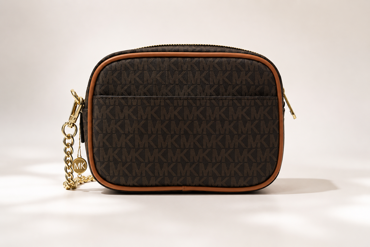 Michael Kors Jet Set Signature Bag - Coffee