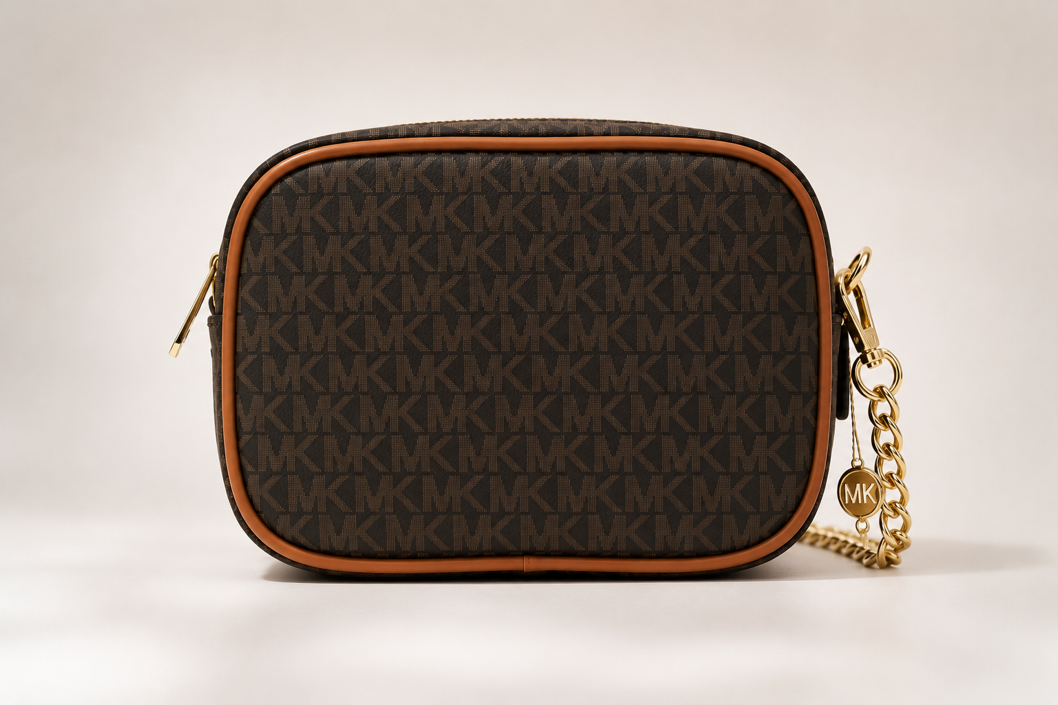 Michael Kors Jet Set Signature Bag - Coffee