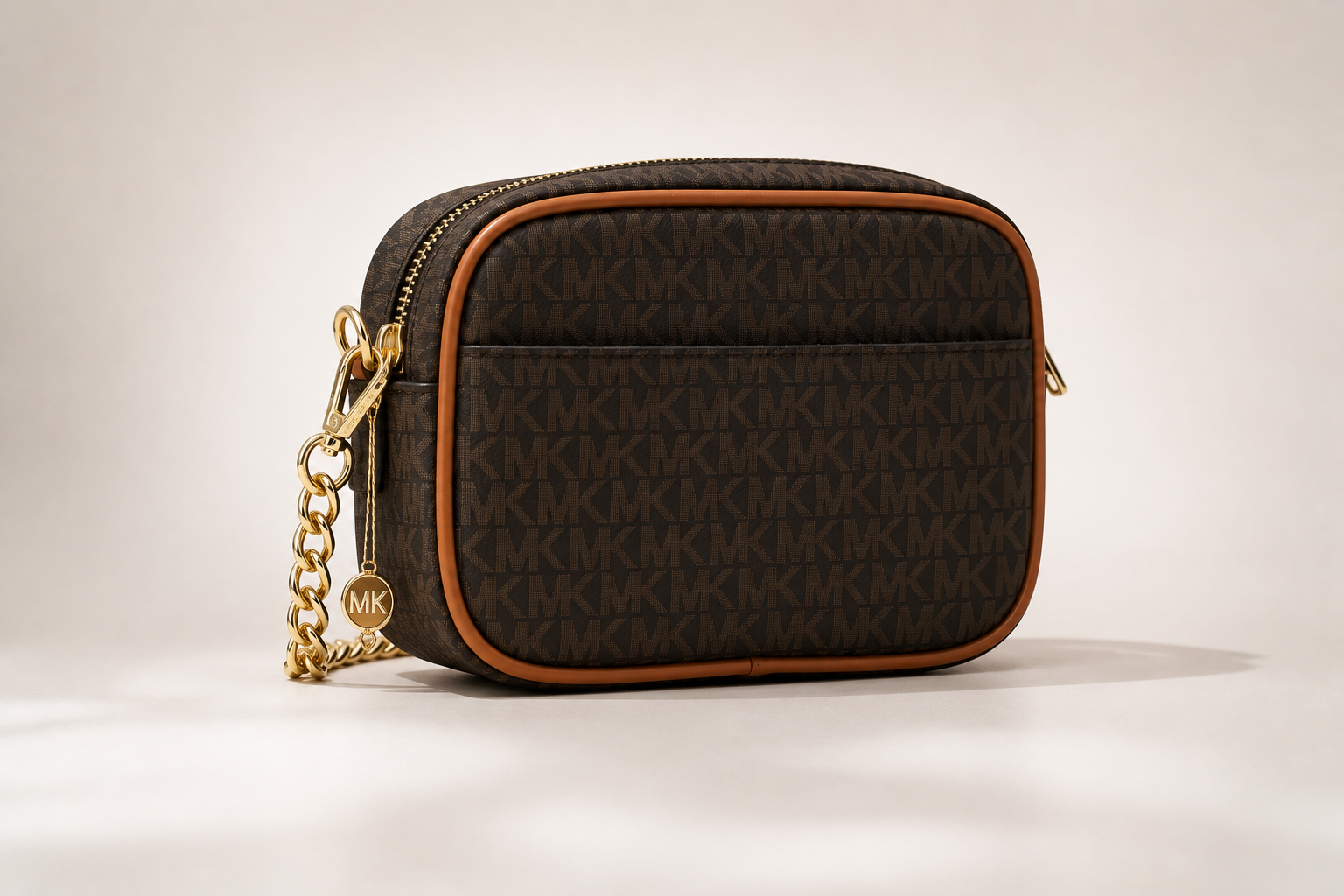 Michael Kors Jet Set Signature Bag - Coffee