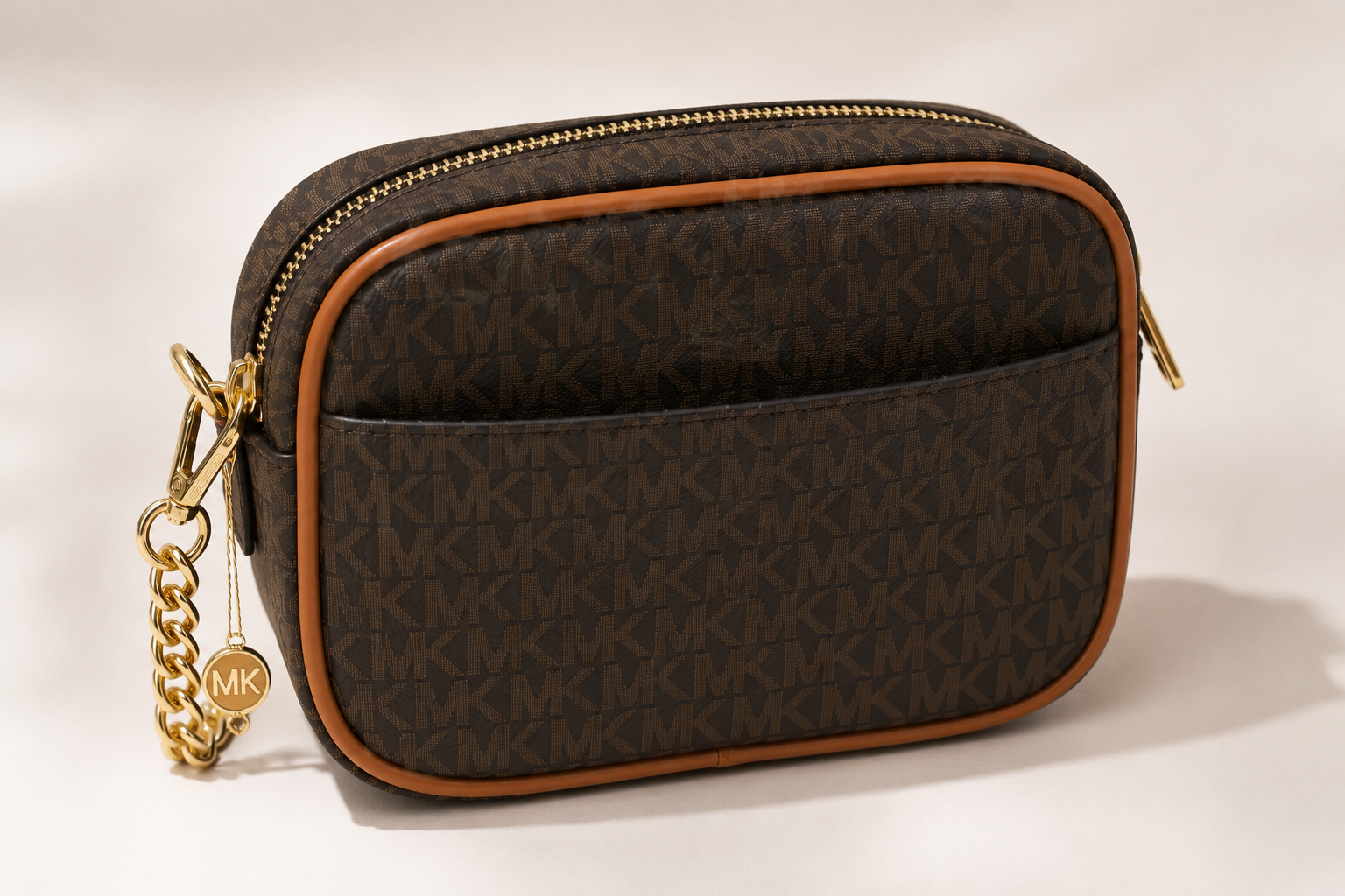Michael Kors Jet Set Signature Bag - Coffee
