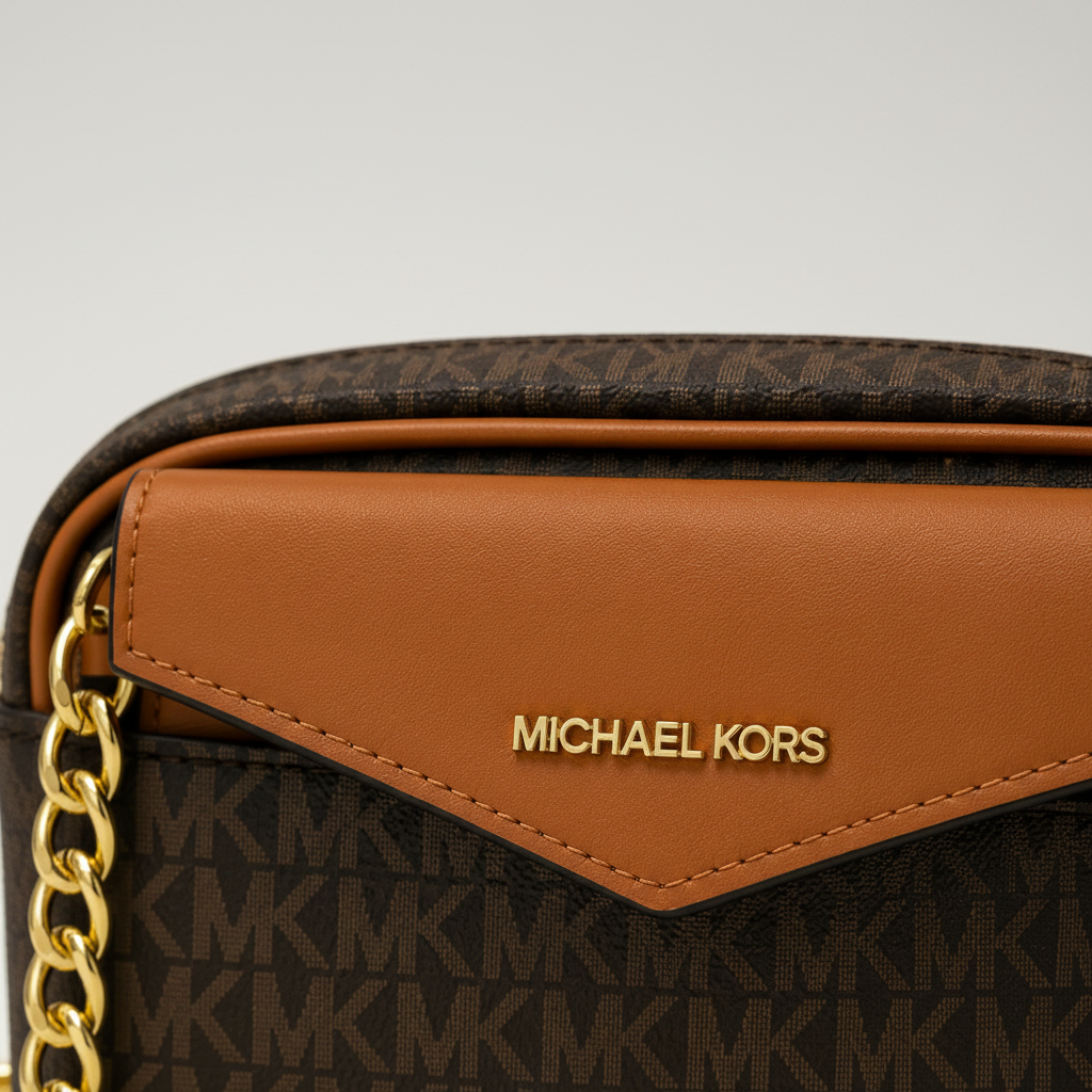 Michael Kors Jet Set Signature Bag - Coffee