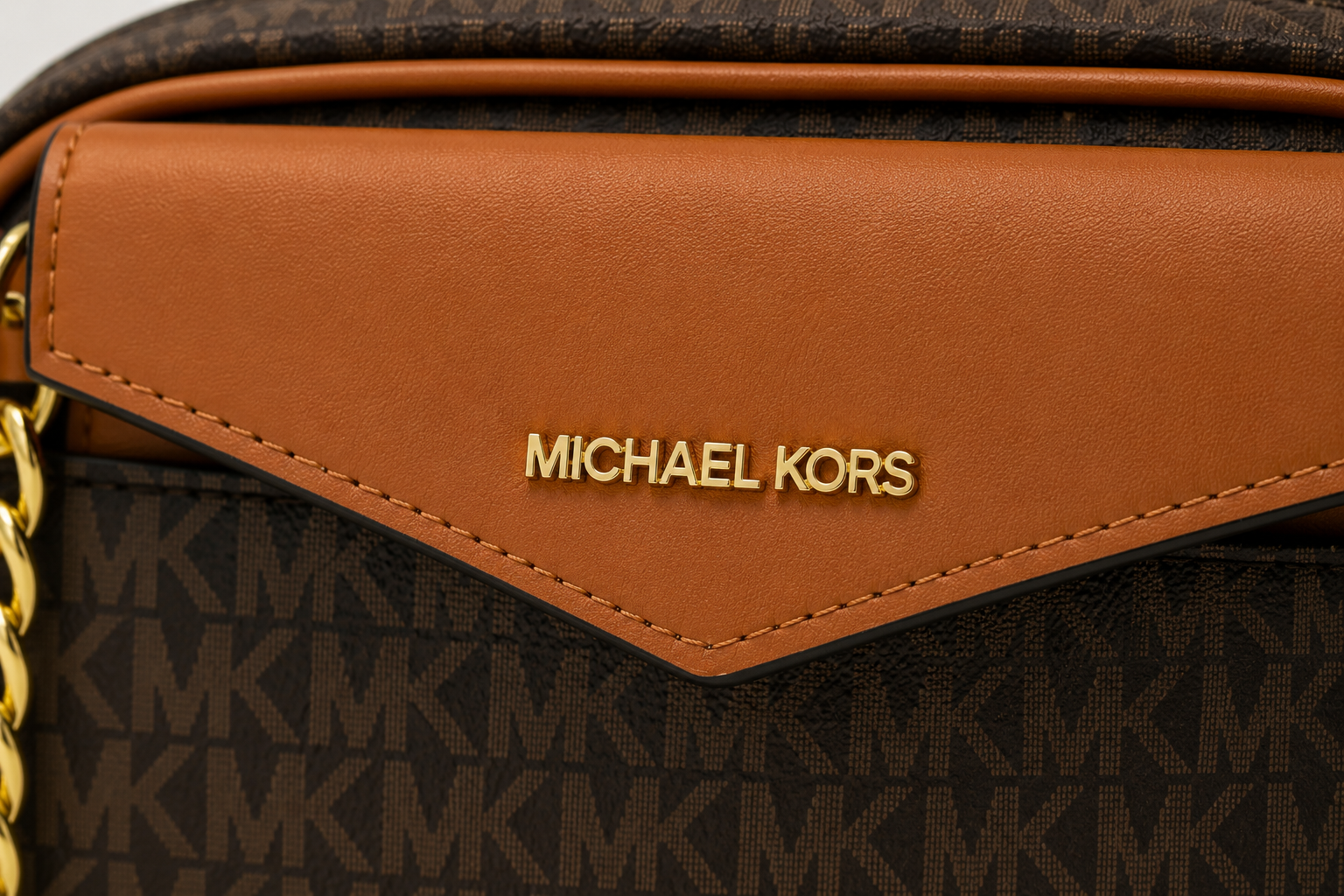 Michael Kors Jet Set Signature Bag - Coffee