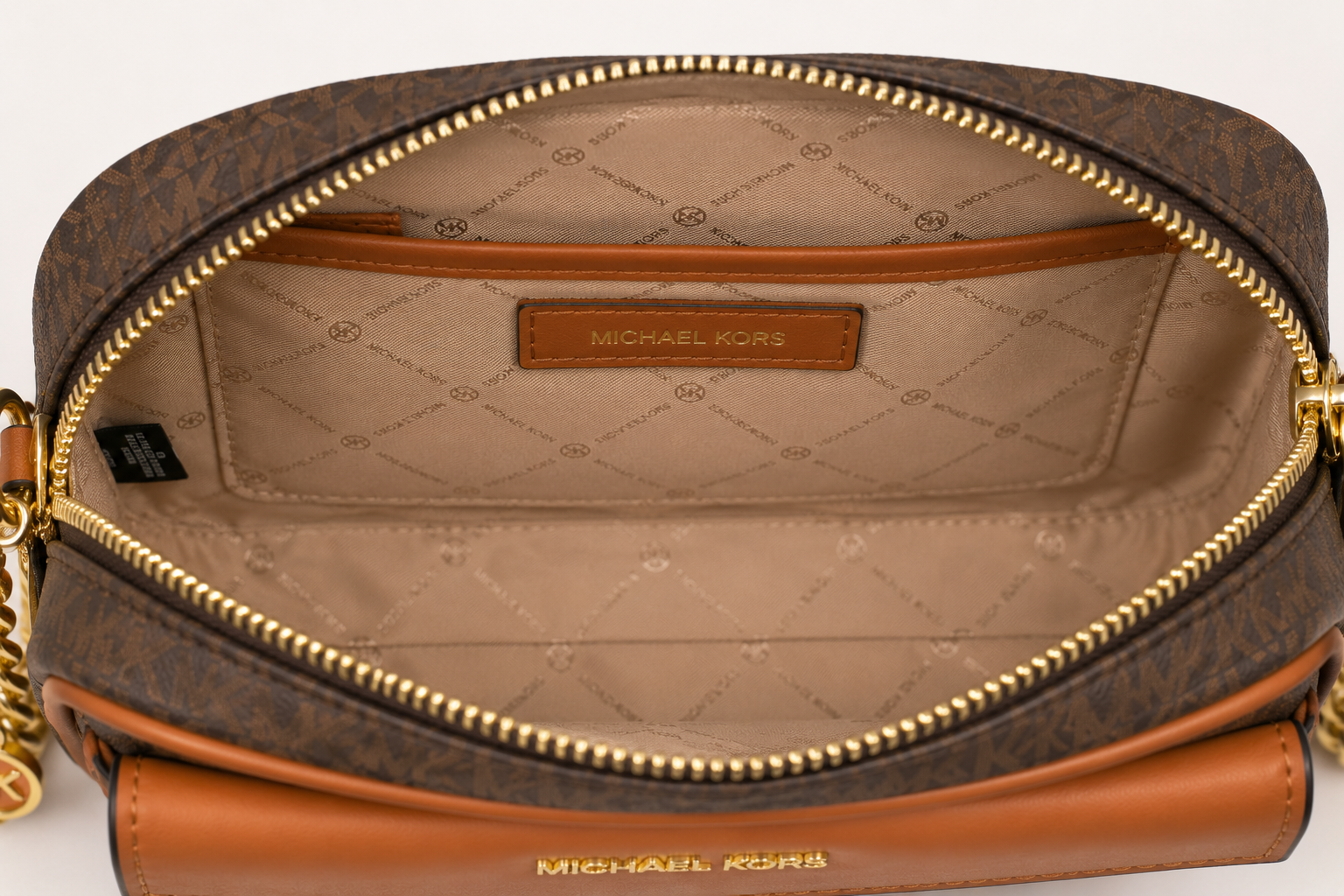 Michael Kors Jet Set Signature Bag - Coffee