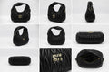 Miu Miu Wander Matelasse Hobo Mini Bag - Black Tone