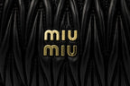 Miu Miu Wander Matelasse Hobo Mini Bag - Black Tone