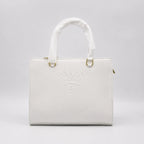 Prada Saffino Leather Bag - White