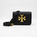 Tory Burch Pebbled Eleanor Small Black