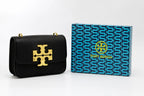 Tory Burch Pebbled Eleanor Small Black