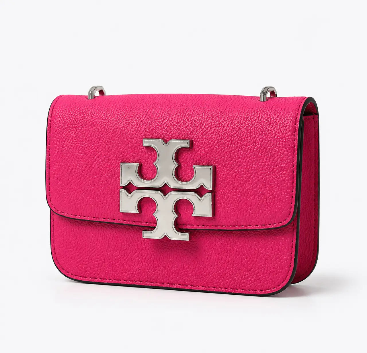 Tory Burch Pebbled Eleanor Small Pink