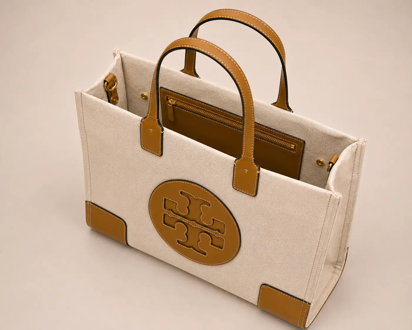 Tory Burch Ella Canvas Tote Bag